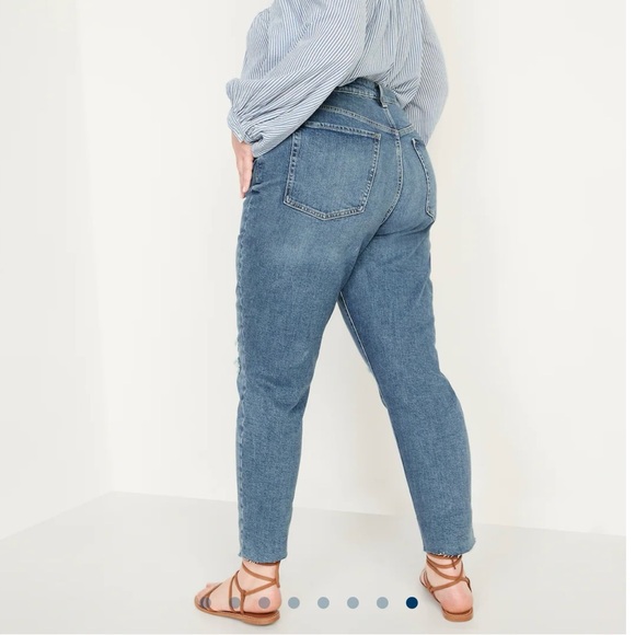 Higher High-Rise Button-Fly O.G. Straight Leg Jeans Plus Size denim - Picture 1 of 4